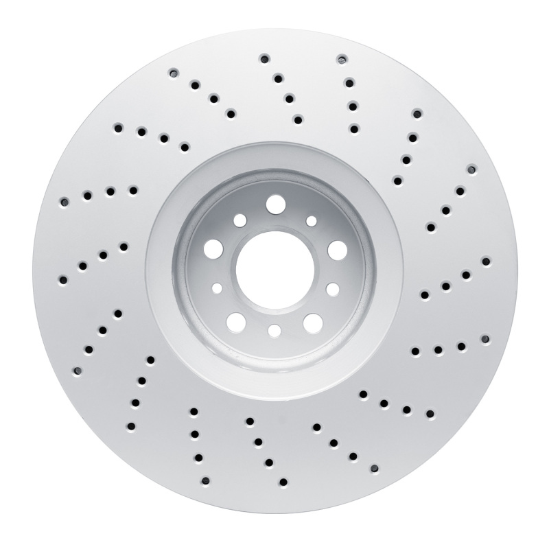 BMW X3 Brake Rotor (1) - Left Front - R1 Concepts - GeoSPEC Coated Rotor - Drilled - `20-`25